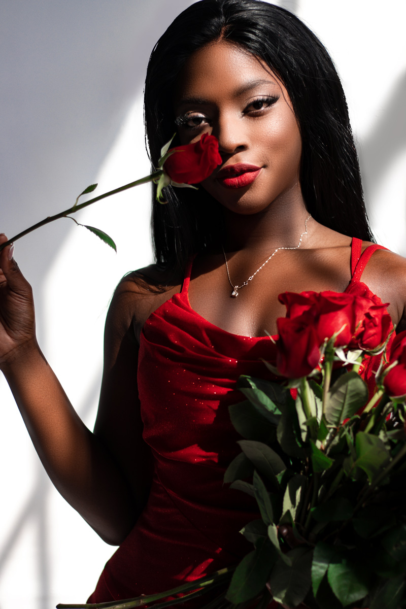 Women's Portrait Photography - Rose Portrait Women Chicago