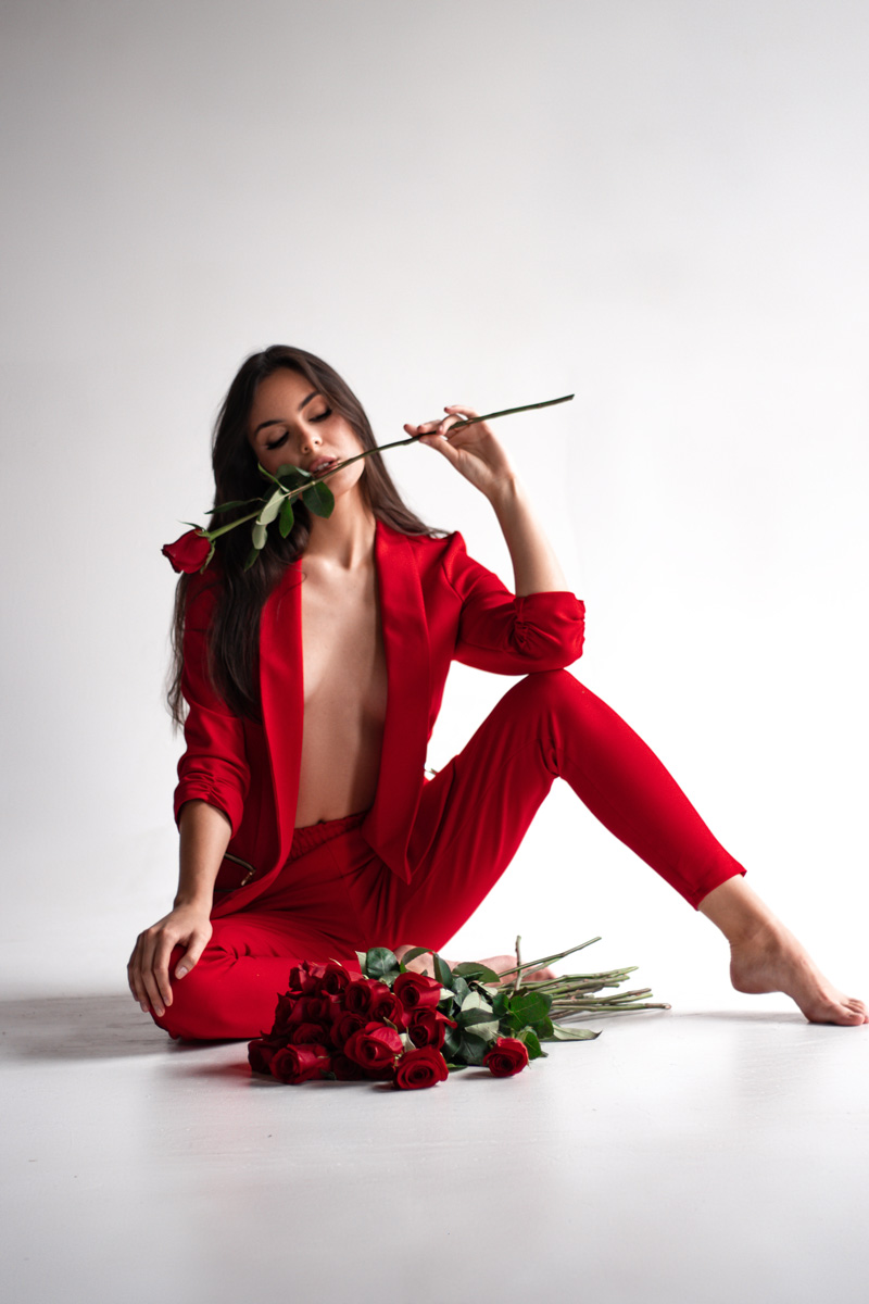 Women's Portrait Photography - Roses Female Portrait Chicago Photographer
