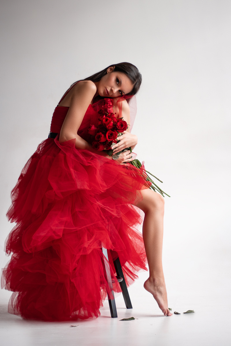 Women's Portrait Photography - Roses Female Portrait Chicago