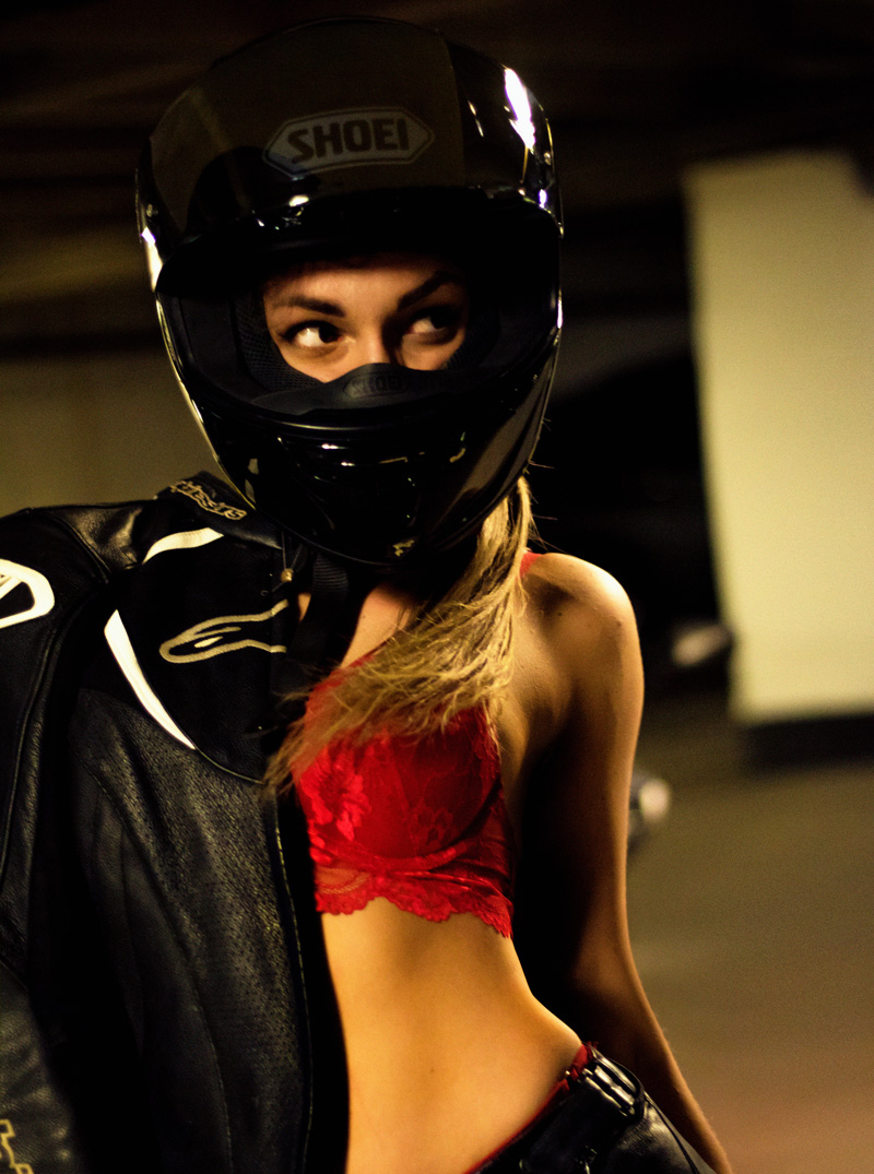 Women's Portrait Photography - Women Creative Motorcycle Photographer Chicago